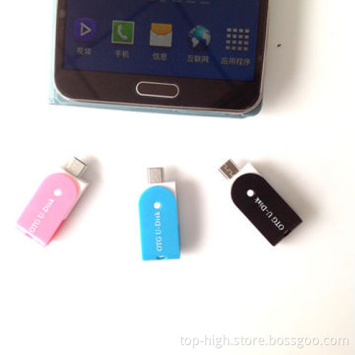 2014 new product 2-in-1 OTG card reader microSD